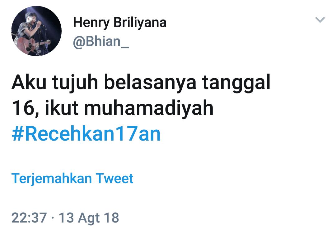 Ada-ada Aja, Ini 10 Cuitan Kocak Netizen Jelang Hari Kemerdekaan RI
