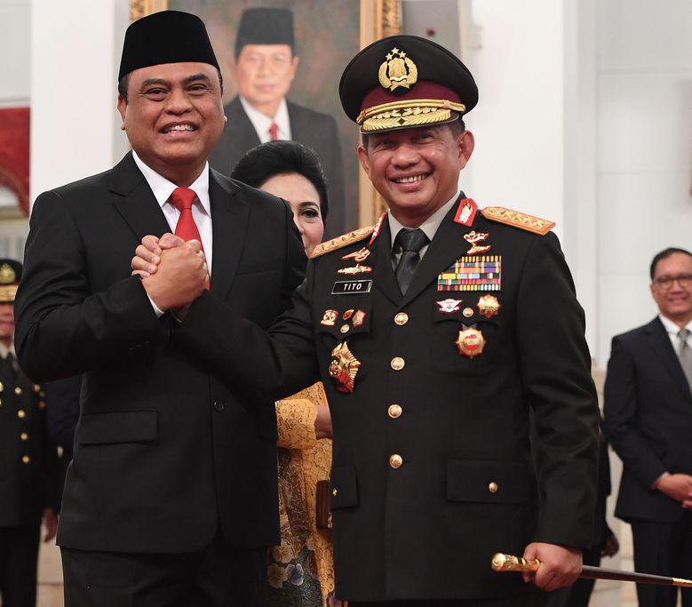 (Syafruddin bersama Tito Karnavian) ANTARA FOTO/Puspa Perwitasari