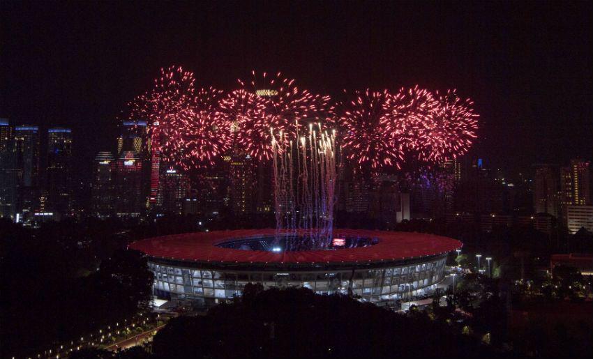 Palestina dan Korea Disambut Sorak-sorai di Pembukaan Asian Games