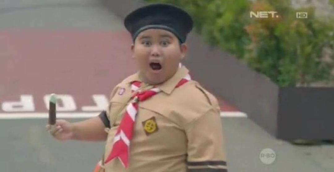 10 Potret Fairel, Bocah yang Melongo Lihat Presiden Jokowi Naik Motor