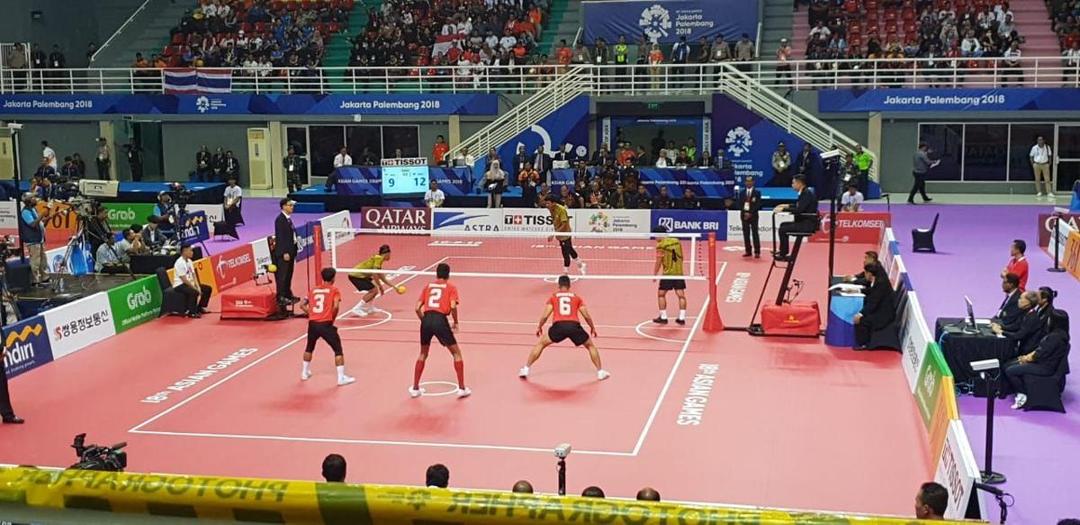 Sepak Takraw Sumbang Medali Pertama di Palembang