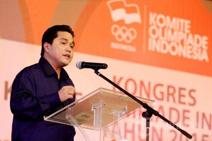 Tugas Panjang Erick Thohir di Asian Games Hingga April 2019