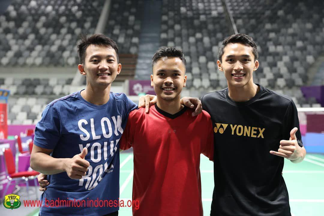 Disebut 3 Serangkai Pelatnas, 10 Foto Hangat Jonatan, Ihsan & Ginting