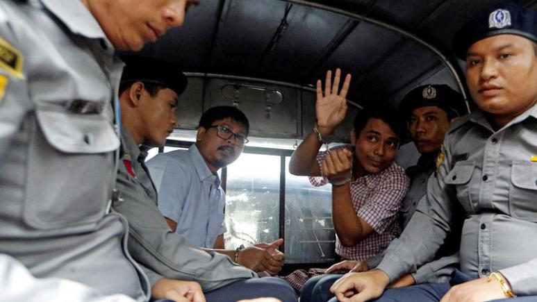 Dua wartawan Reuters Divonis 7 Tahun Penjara oleh Pengadilan Myanmar