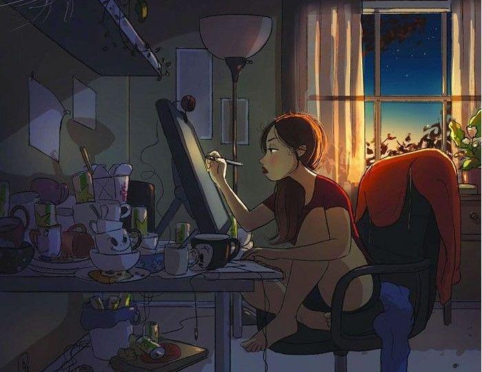 13 Ilustrasi Kebahagiaan Cewek Meski Hidup Sendirian, Kamu Girls?