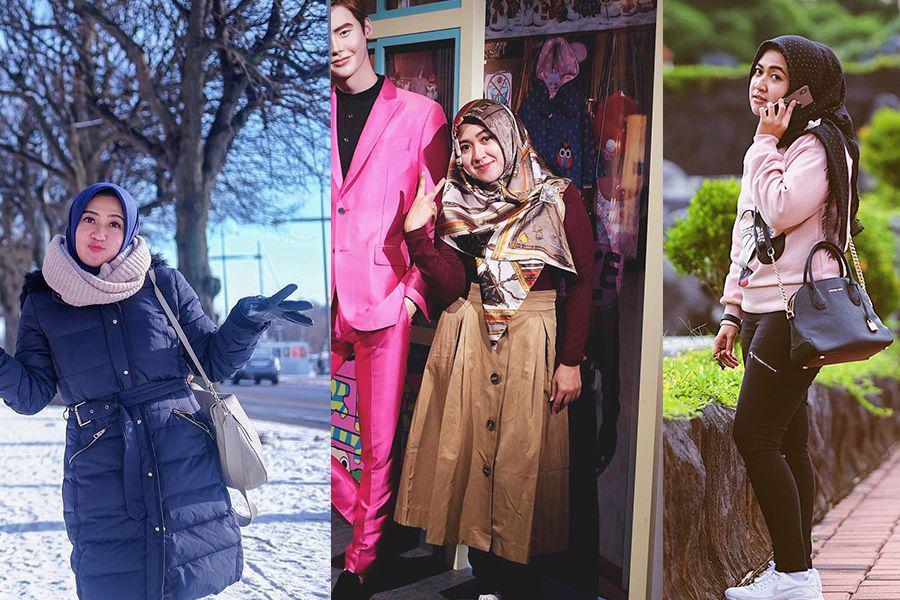 Style Serly Virgiola, Istri Raden Rauf yang Gaya Liburannya Kece Abis
