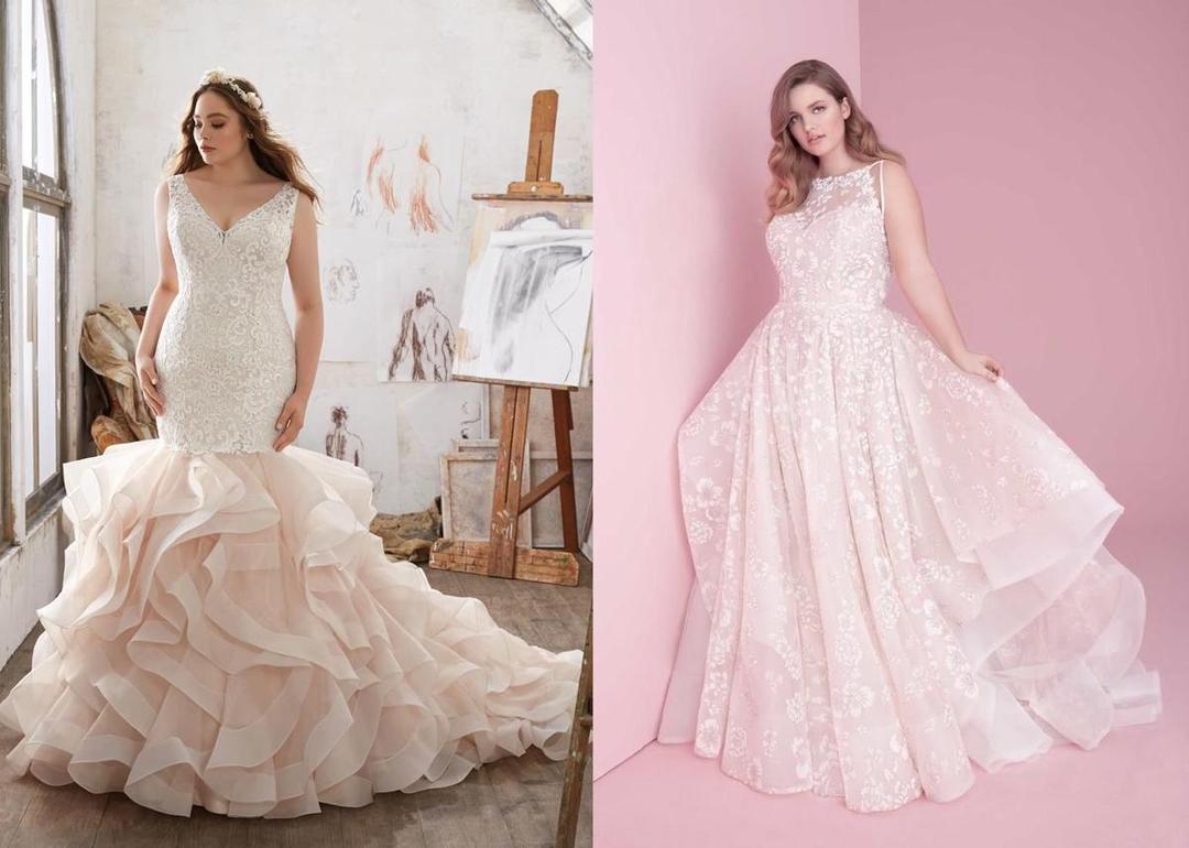 10 Inspirasi Wedding Dress Anggun untuk Cewek Bertubuh Plus, Menawan!