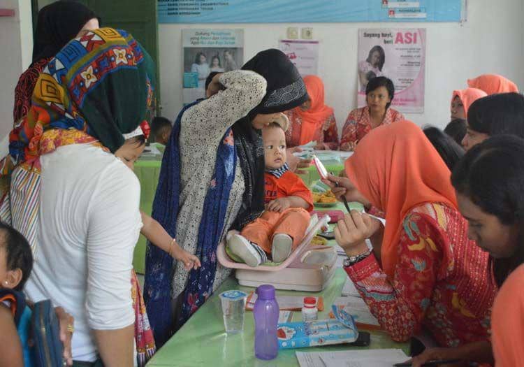 Lima Ribu Warga Tapsel Dapat Asupan Gizi Seimbang dari Posyandu
