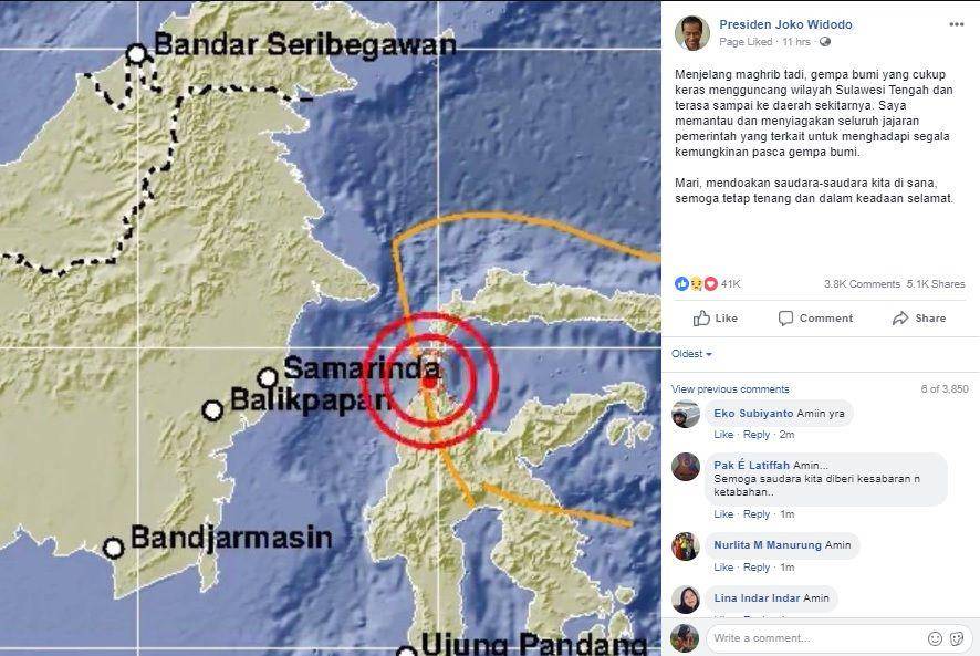 Facebook/Presiden Joko Widodo