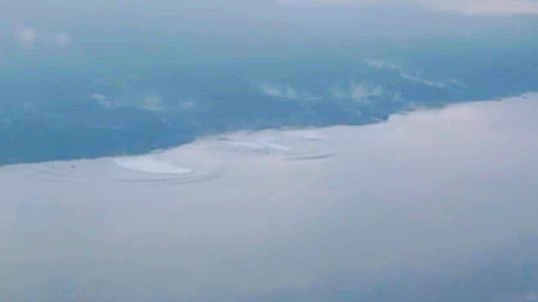 (Penampakan tsunami Palu dari udara) Instagram.com/icoze_ricochet