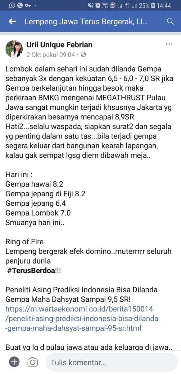 Facebook @UrilUniqueFebrian