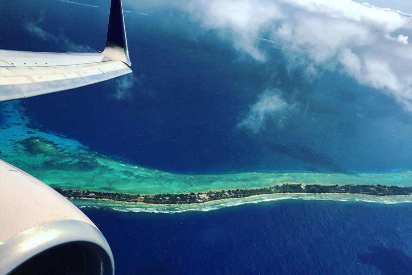 14 Potret Keindahan Pulau Keren dari Jendela Pesawat, Bikin Iri!