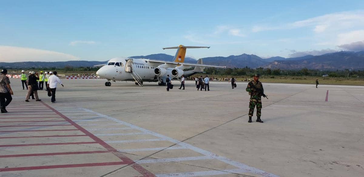 (Bandara Mutiara Sis Al-Jufri, Palu) IDN Times/Uni Lubis