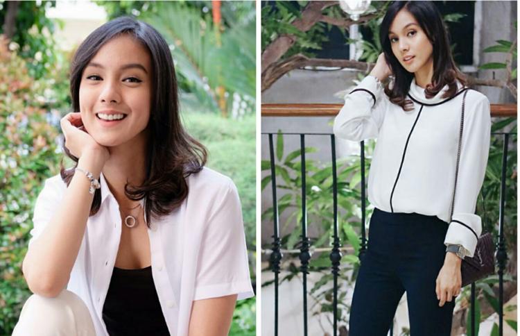 Tampil Manis, Ini 10 Gaya Outfit Monokrom ala Nasya Marcella