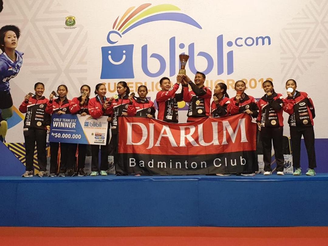 Exist dan PB Djarum Borong Piala di Blibli Superliga Junior 2018