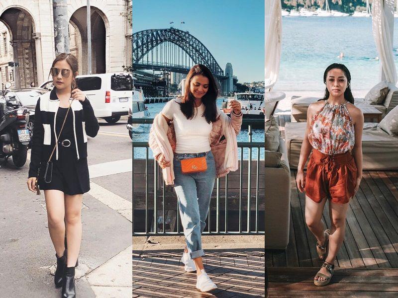 10 Ide Cetar Fashion Artis Indonesia Saat Traveling ke Luar Negeri
