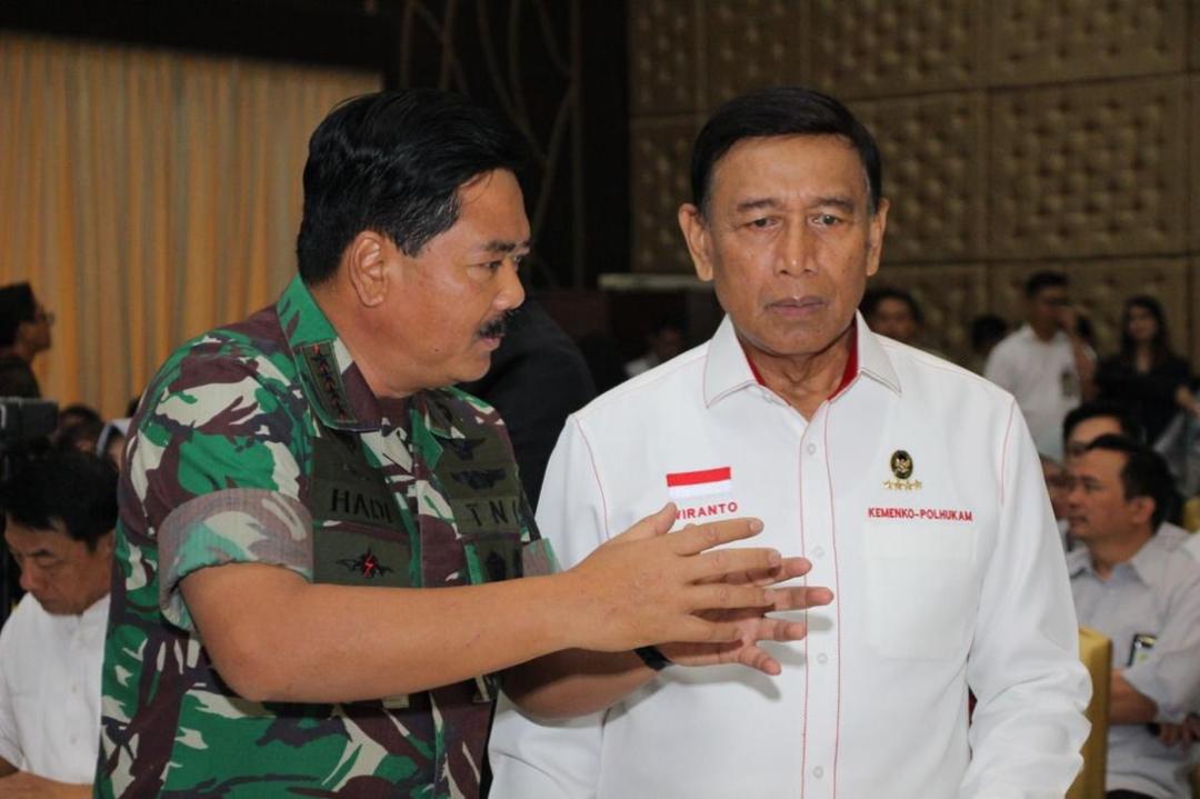 Soal Pembakaran Bendera HTI, Wiranto: Selesaikan dengan Cara Islami