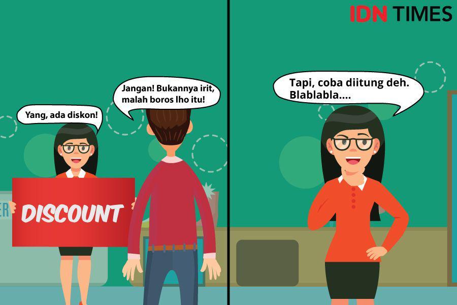 Akurat, Gini Nih Ilustrasinya Kalau Cowok Nemenin Ceweknya Belanja!