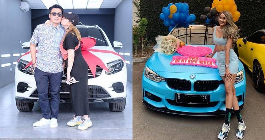 Bikin Iri, 10 Seleb Ini Dapat Kado Mobil Mewah dari Pasangan