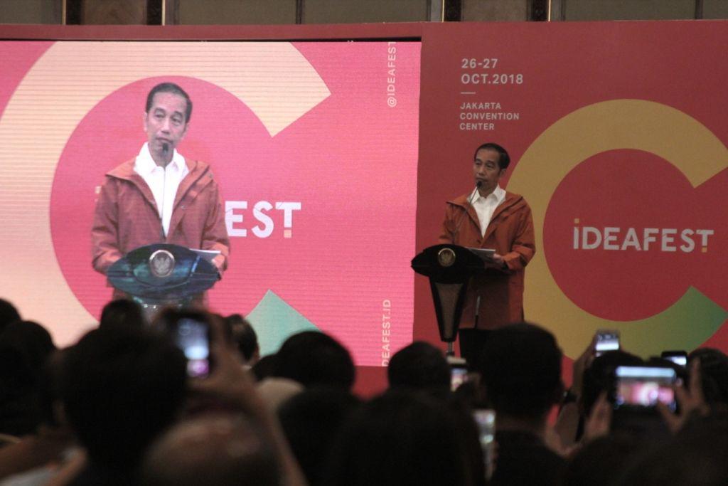 Pesan Jokowi Saat Buka IdeaFest X TheNextDev 2018