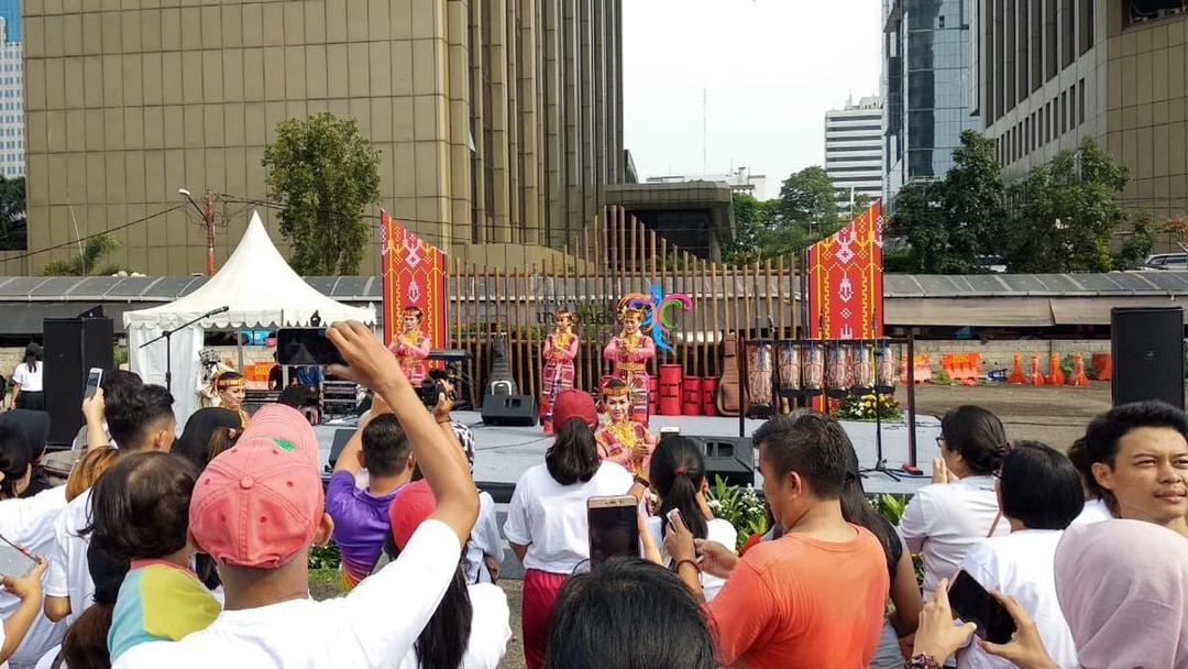 Nuansa Danau Toba Bikin Heboh CFD Jakarta