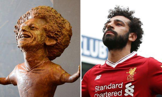Mohamed Salah Dibuatkan Patung di Mesir Untuk Motivasi, Mirip Gak?