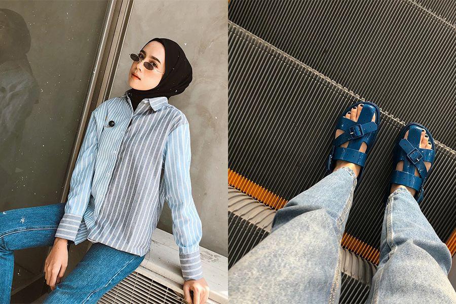 Tips Mix and Match Outfit Chic ala Influencer Hijab, Amelia Elle