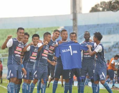 Arema FC Menang Telak 4-1 Saat Lawan Perseru Serui di Kanjuruhan