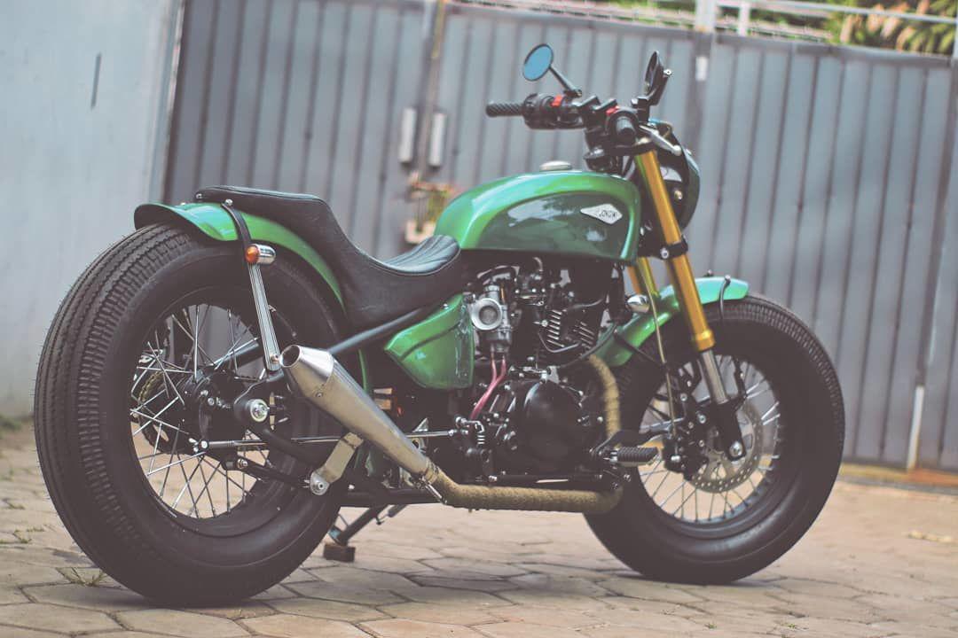 Melirik 5 Motor Tracker Karya Katros Garage, Builder Chopper Jokowi