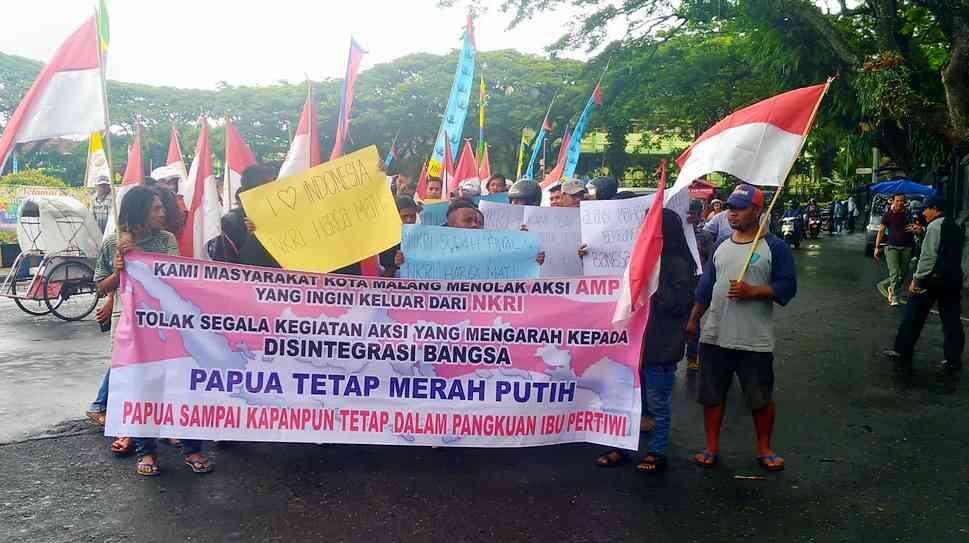 Aliansi Mahasiswa Papua di Malang: Kami Cinta NKRI!