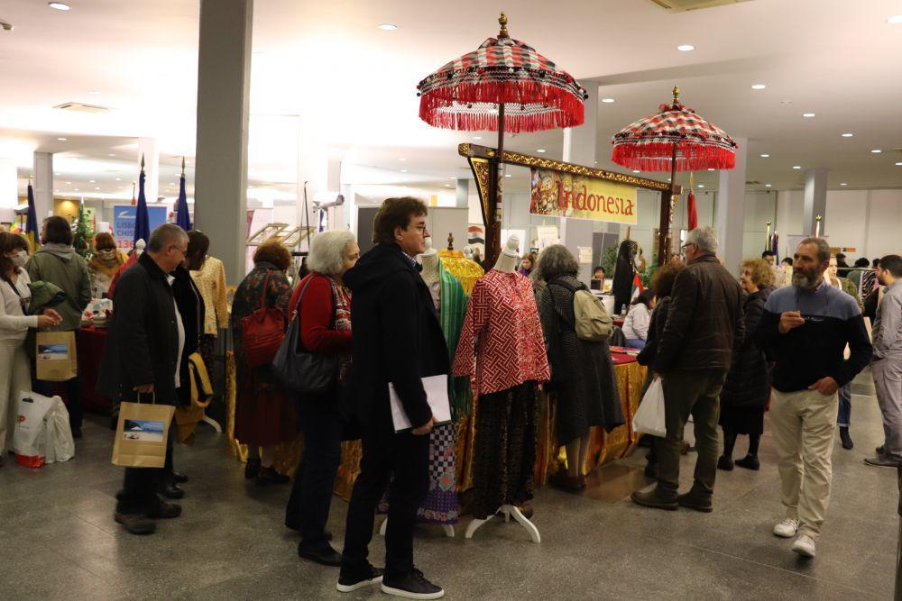 Bazar Diplomatik, Booth Indonesia Menarik Perhatian Presiden Portugal