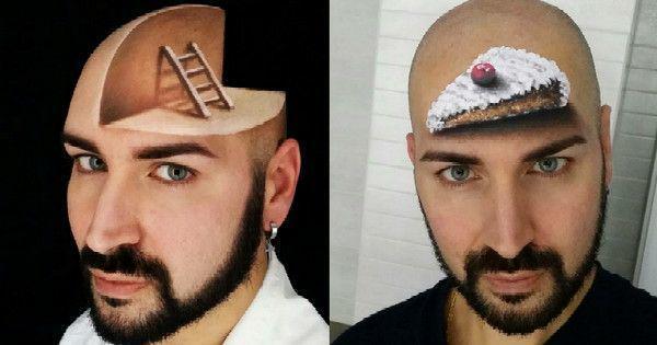 Seperti Hasil Photoshop, 10 Karya Makeup 3D Ini Terlihat Nyata