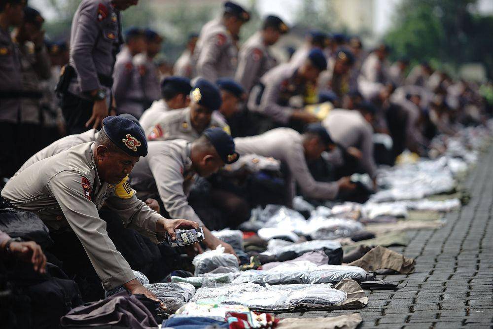 Ilustrasi polisi. (ANTARA FOTO/ Kahfie Kamaru)