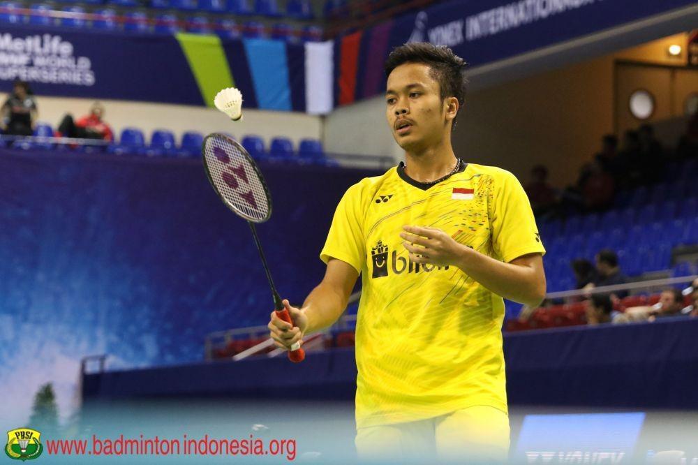 Kalah, Ginting Wakil Indonesia Pertama yang Tersingkir di WTF 2018