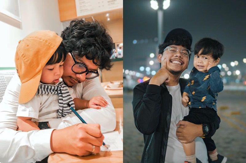 Kompak Banget, 10 Potret Kocaknya Benakribo Asuh Sang Anak
