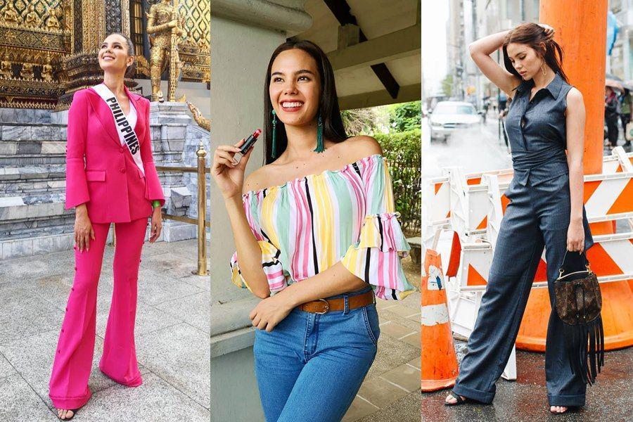 10 Ide Outfit Stylish ala Catriona Gray, Pemenang Miss Universe 2018