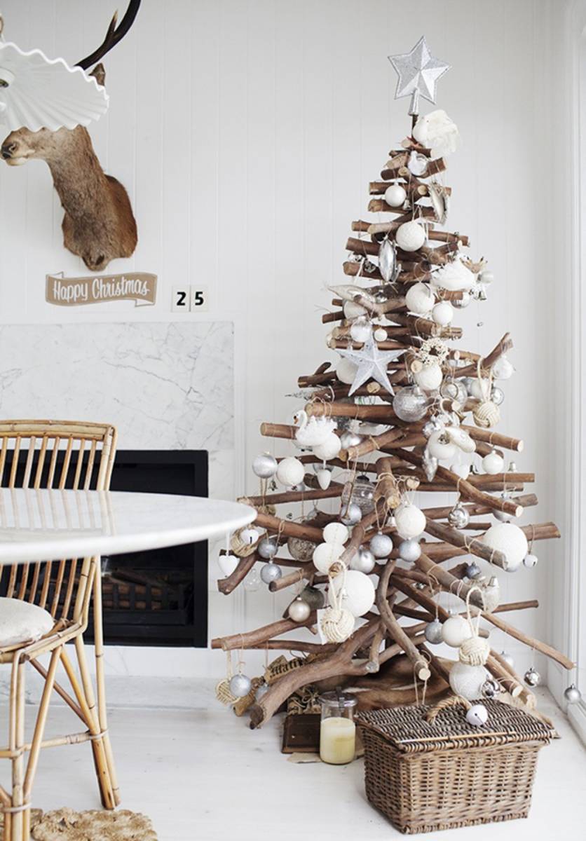 pohon natal rustic (grazia.it)