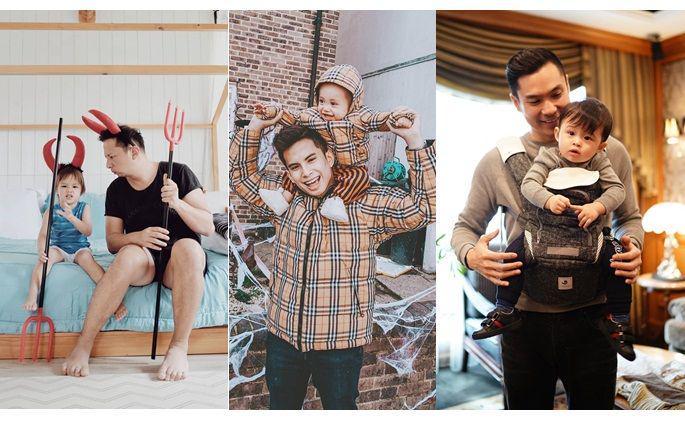 Jadi Hot Papa, Begini 8 Potret Telaten Para Artis Saat Urus Anak
