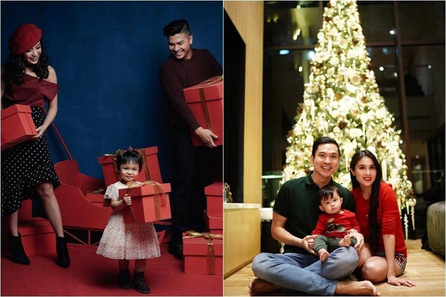 Unik, 10 Gaya Artis Berfoto Natal yang Bisa Kamu Tiru Bersama Keluarga