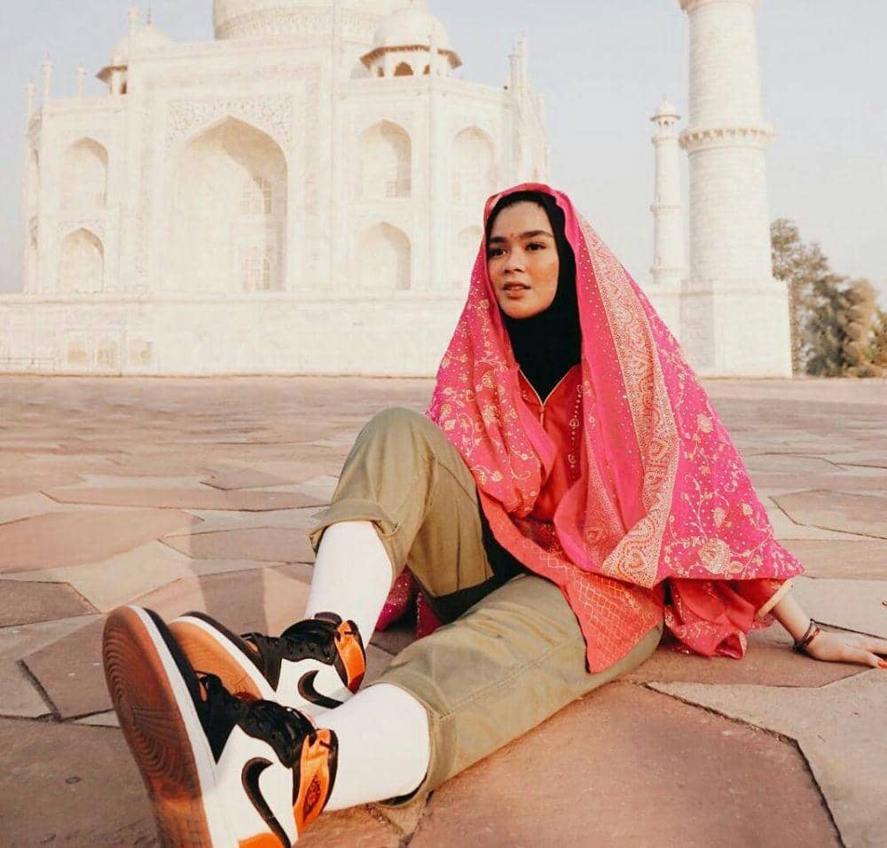 13 Potret Keseruan Sivia Azizah Nikmati Wisata Budaya di India