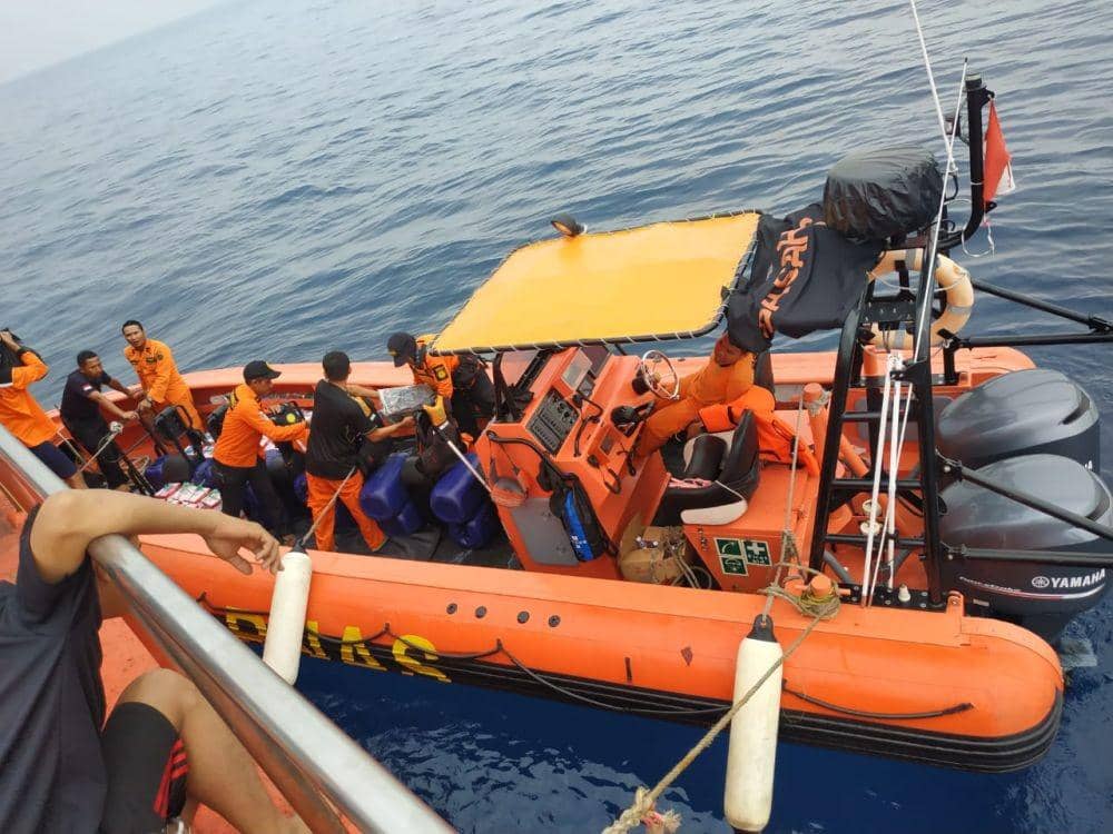 (Ilustrasi kegiatan SAR di laut) Istimewa