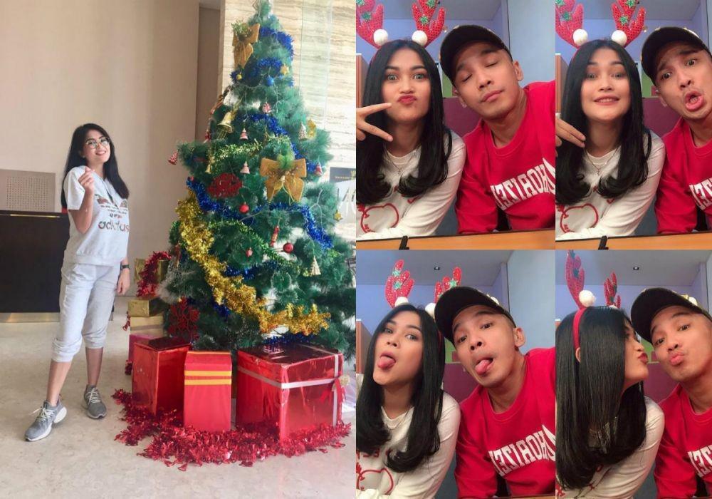 Pindah Keyakinan, 10 Foto Perayaan Natal Ovy Sovianti eks Duo Serigala