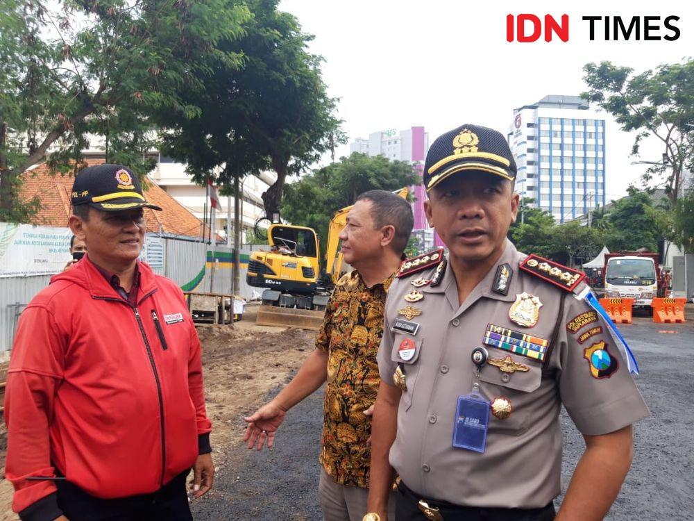 Jalan Raya Gubeng Berpotensi Macet, Kepolisian Cari Solusi