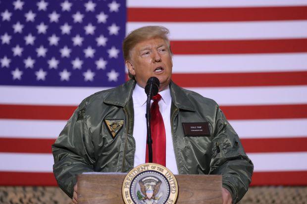 Berada di Irak, Trump Dukung Penarikan Pasukan AS dari Suriah