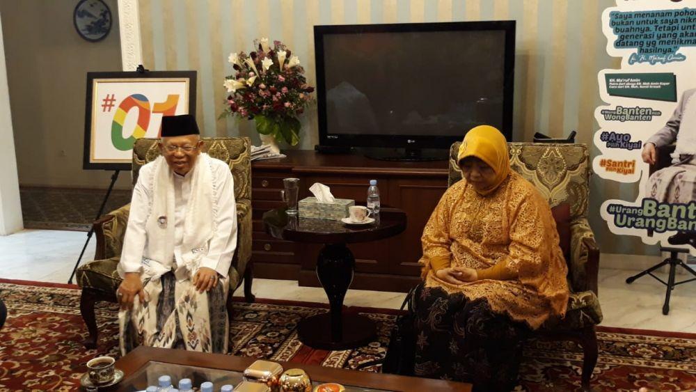 Adik Gus Dur Temui Ma'ruf Amin, Apa yang Dibicarakan?