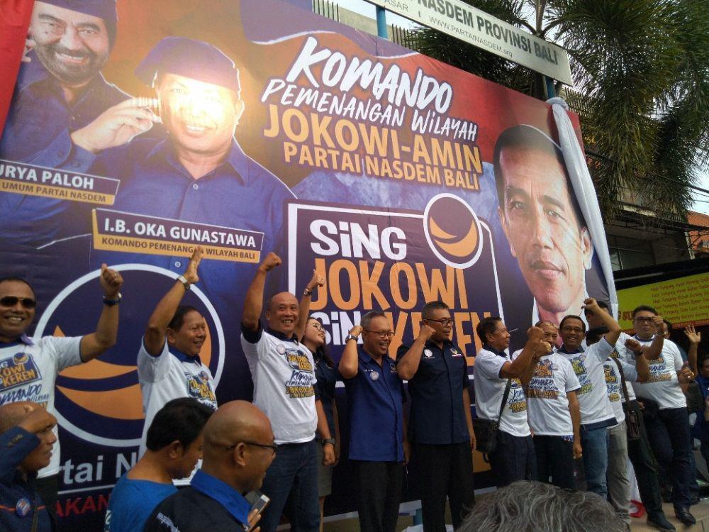 3 Langkah NasDem Bali Menangkan Jokowi, Target Menang 80 Persen