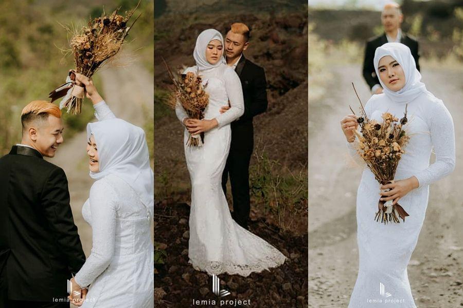 Inspirasi Postwedding Hanifan & Pipiet, Pasangan Atlet Pencak Silat RI