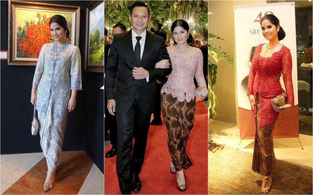10 Inspirasi Kebaya ala Annisa Pohan, Gaya Istri Calon Menteri Prabowo