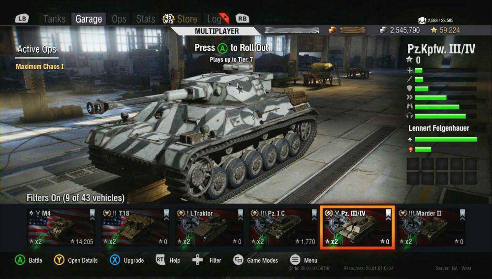World of Tanks Console