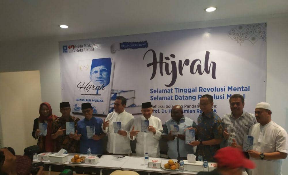 (Amien Rais meluncurkan buku) IDN Times/Axel Jo Harianja